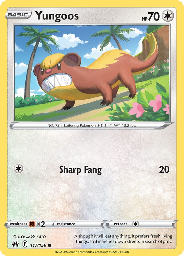 Yungoos Reverse Holo 117/159