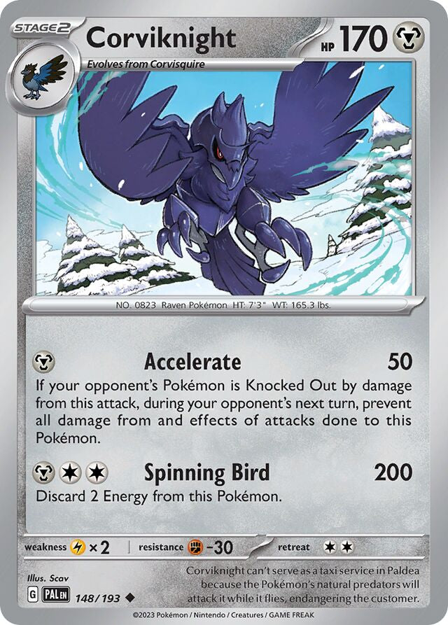 Corviknight Reverse Holo 148/193