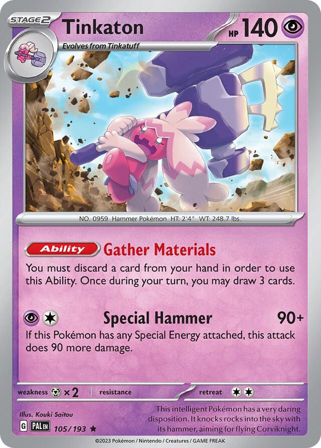 Tinkaton Reverse Holo 105/193