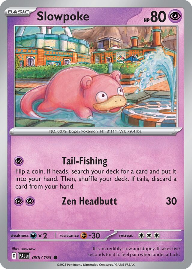 Slowpoke Reverse Holo 085/192