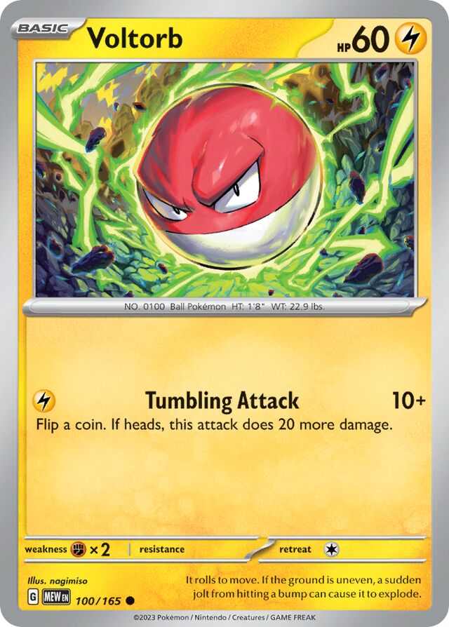 Voltorb Reverse Holo 100/165