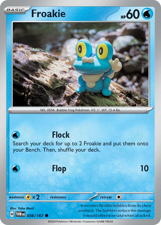 froakie holographic card Froakie Reverse Holo 056/167 – T Rex Trading Cards