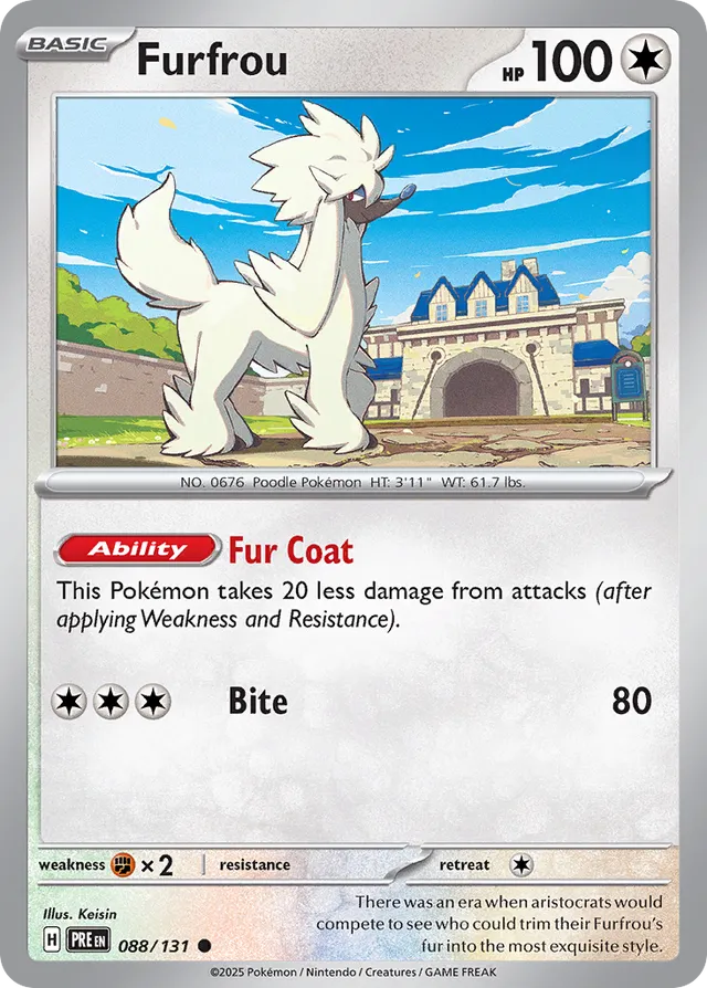 Furfrou Reverse Holo 088/131