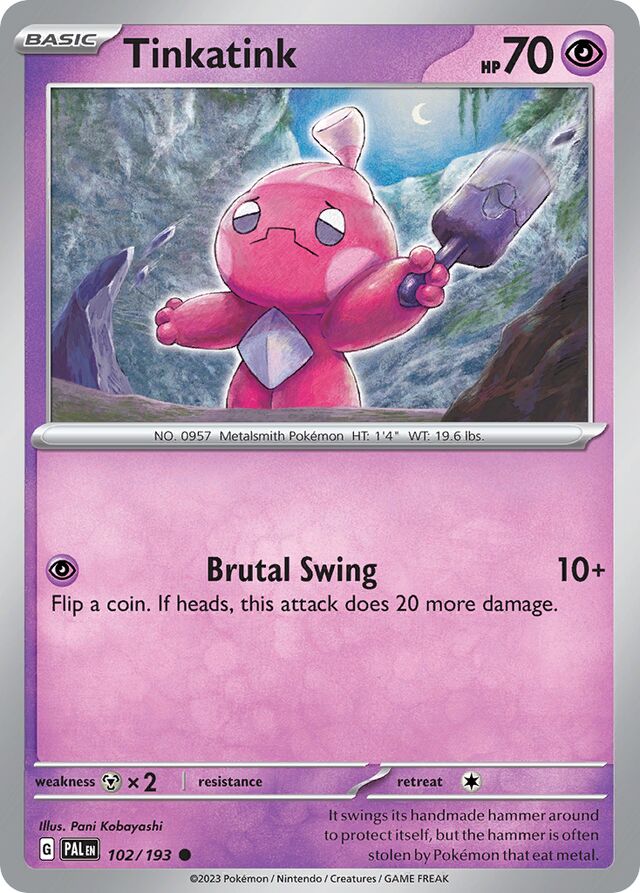 Tinkatink Reverse Holo 102/193