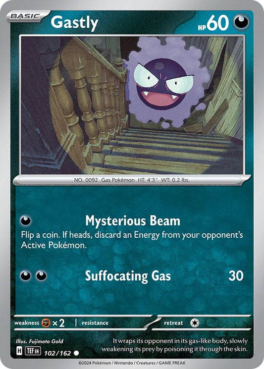 Gastly Reverse Holo 102/162