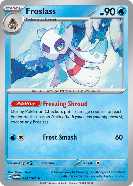 Froslass Reverse Holo 053/167