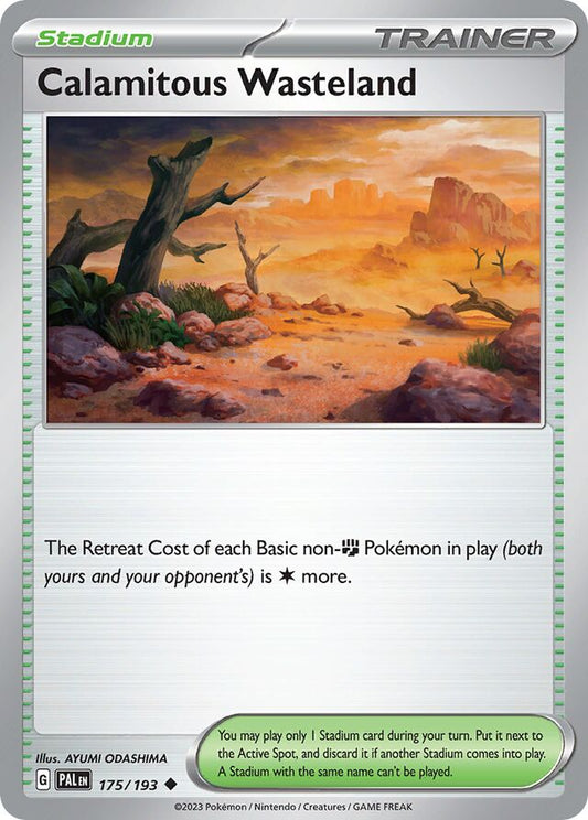 Calamitous Wasteland Reverse Holo 175/193