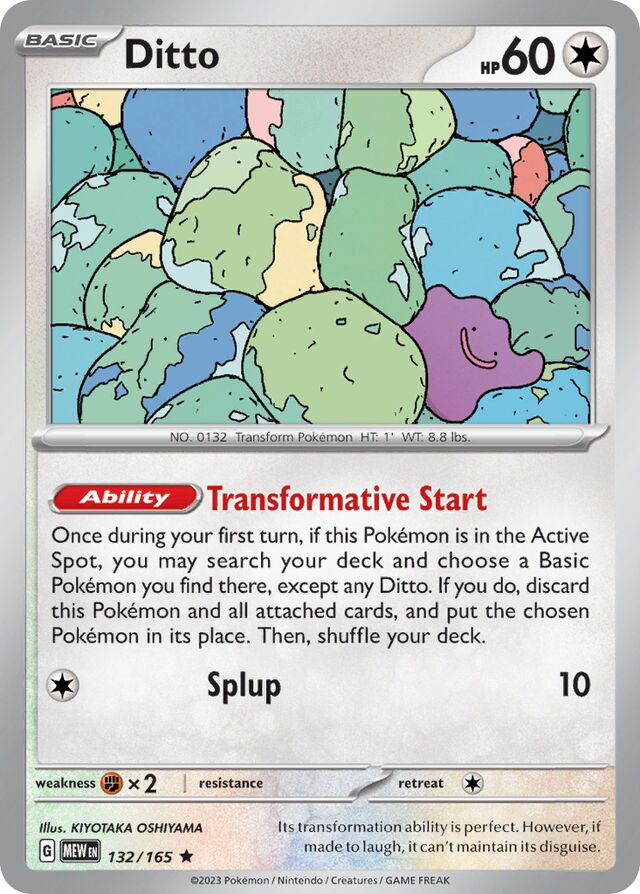 Ditto Reverse Holo 132/165