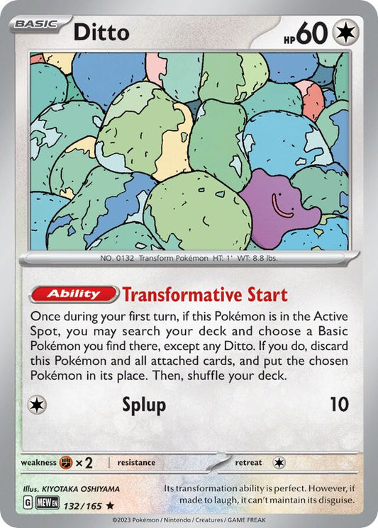 Ditto Reverse Holo 132/165