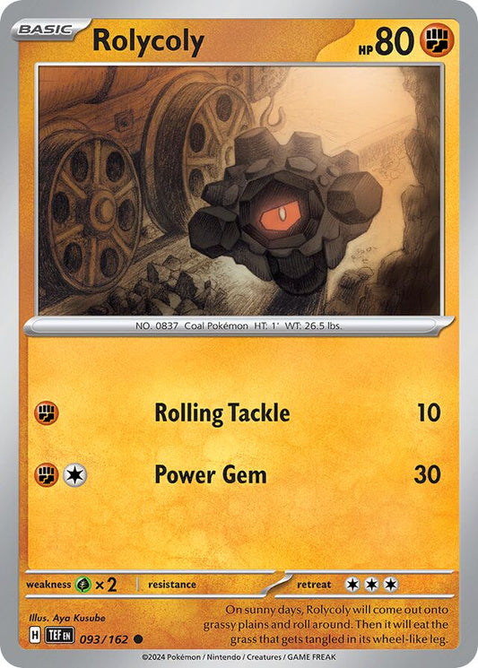 Rolycoly Reverse Holo 093/162