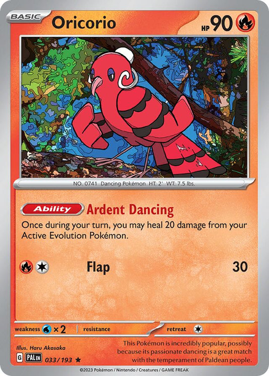 Oricorio Reverse Holo 033/193