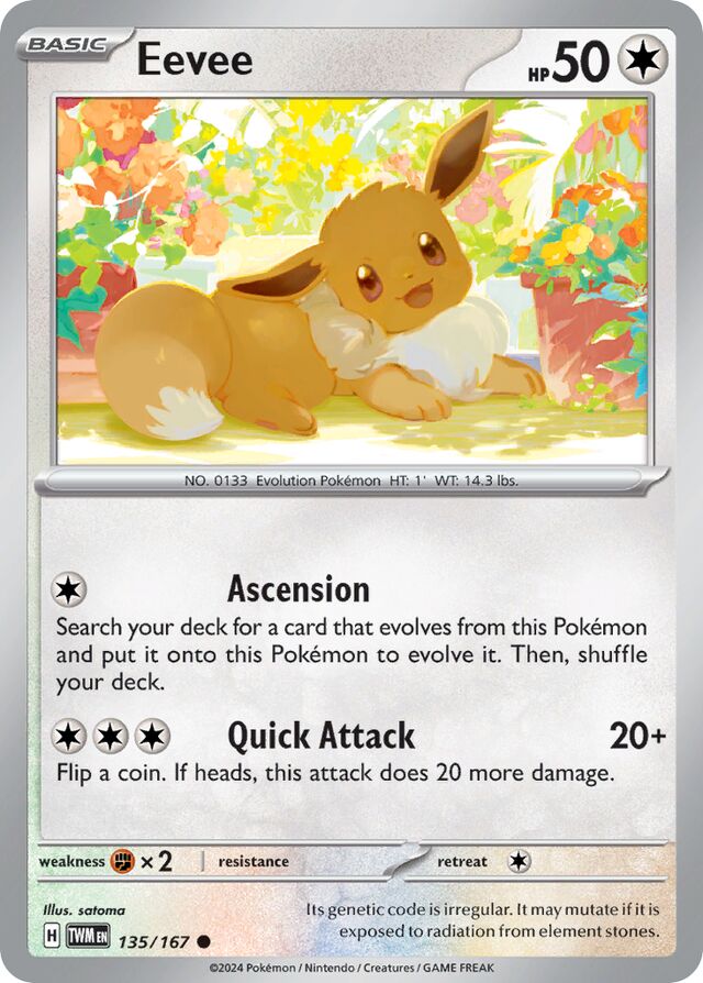 Eevee Reverse Holo 135/167
