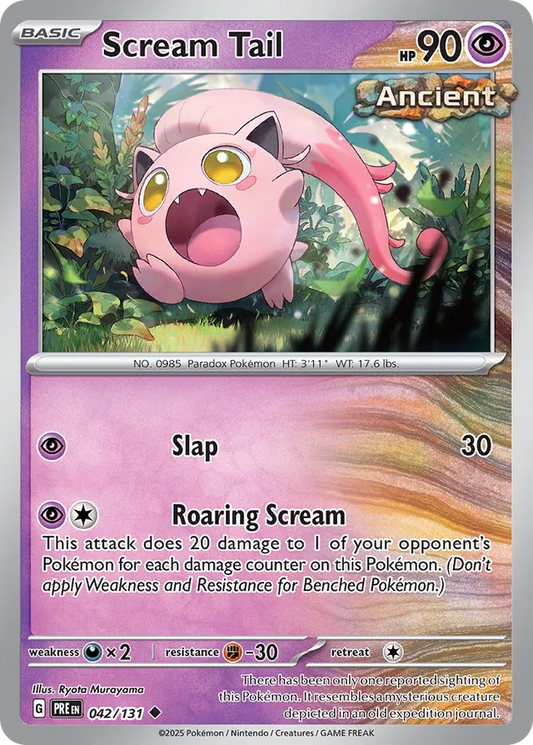 Scream Tail Reverse Holo 042/131