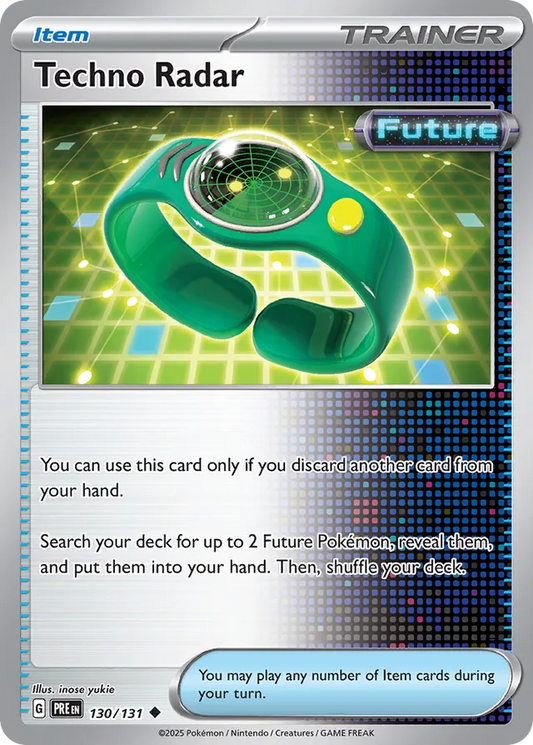 Techno Radar Reverse Holo 130/131