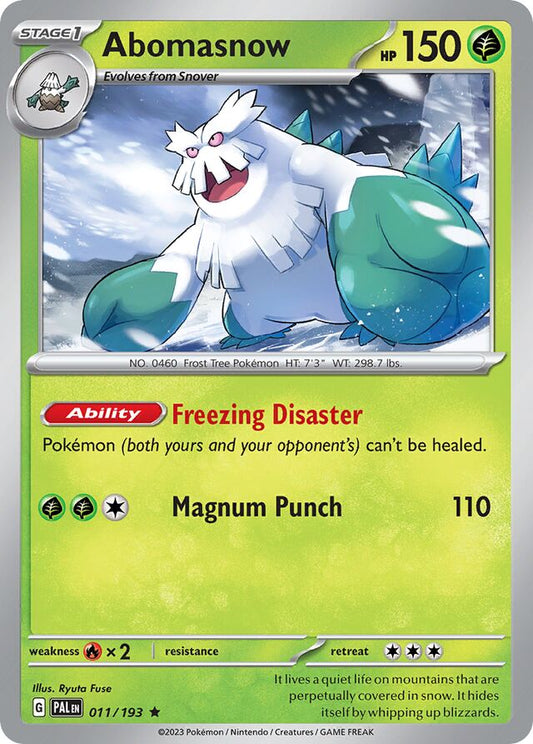 Abomasnow Reverse Holo 011/193