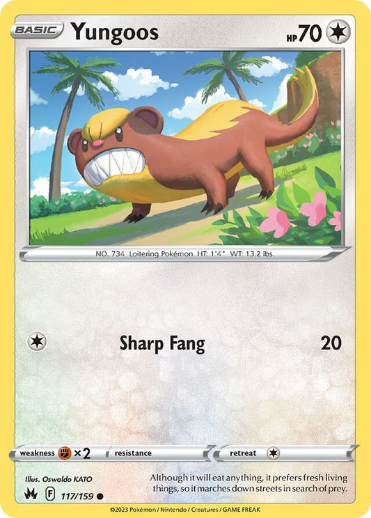 Yungoos Reverse Holo 117/159