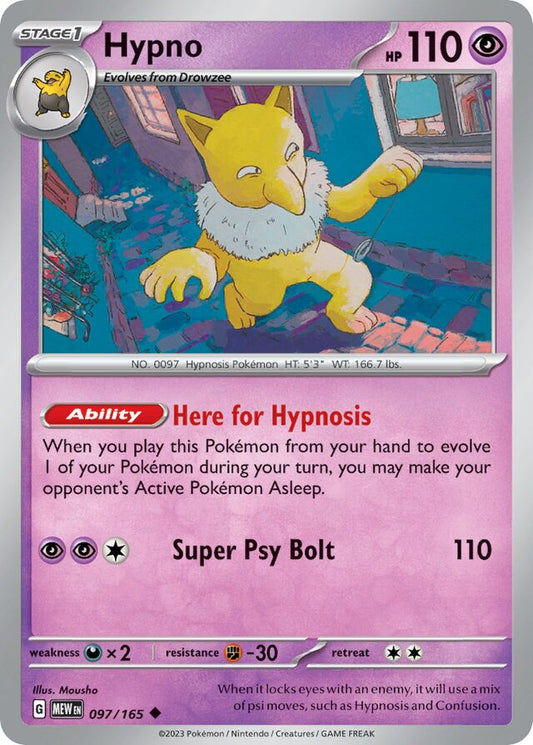 Hypno Reverse Holo 097/165
