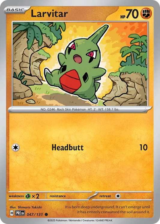 Larvitar Reverse Holo 047/131