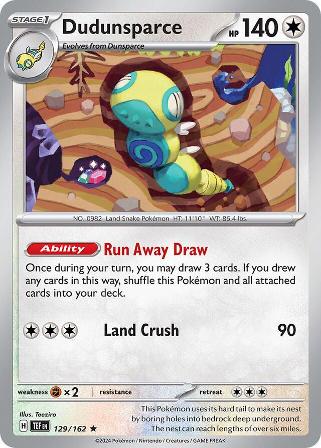 Dundunsparce Reverse Holo 129/162