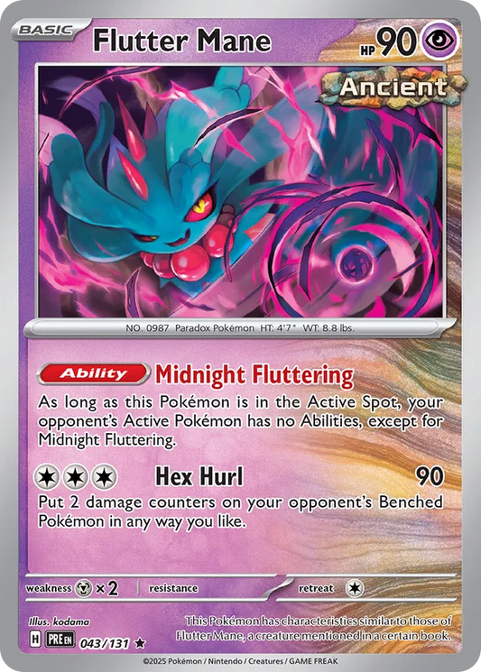 Flutter Mane Reverse Holo 043/131