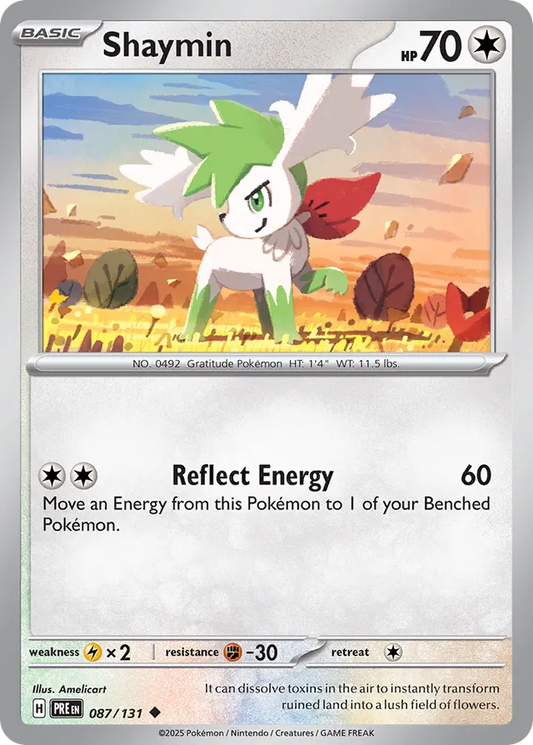 Shaymin Reverse Holo 087/131