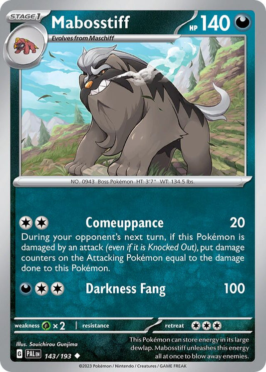 Mabosstiff Reverse Holo 143/193