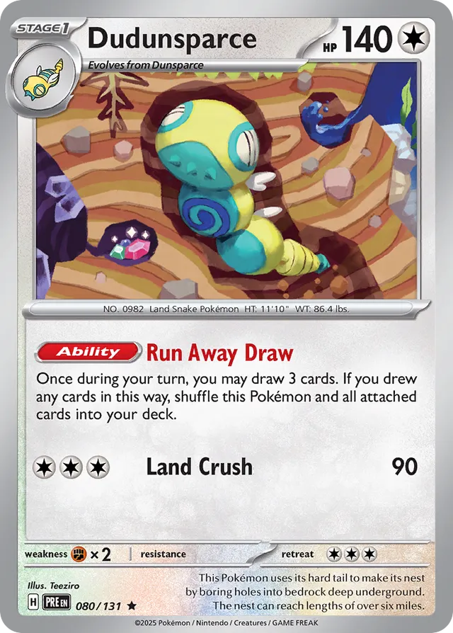 Dundunsparce Pokeball 080/131