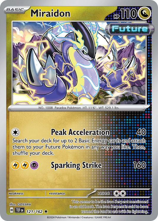 Miraidon Reverse Holo 121/162