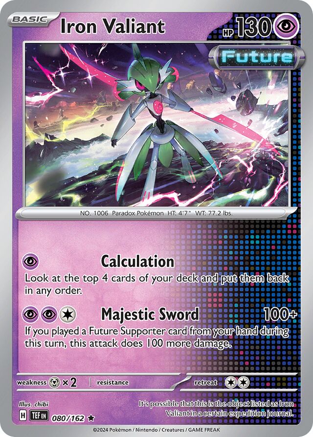 Iron Valiant Reverse Holo 080/162