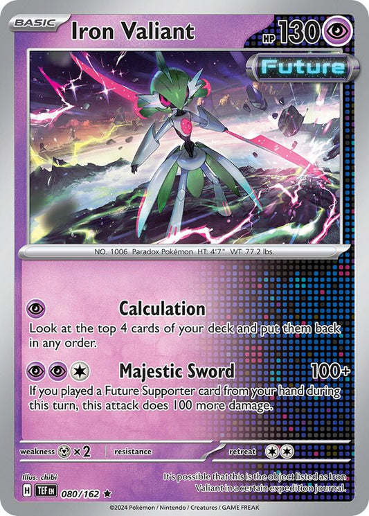 Iron Valiant Reverse Holo 080/162