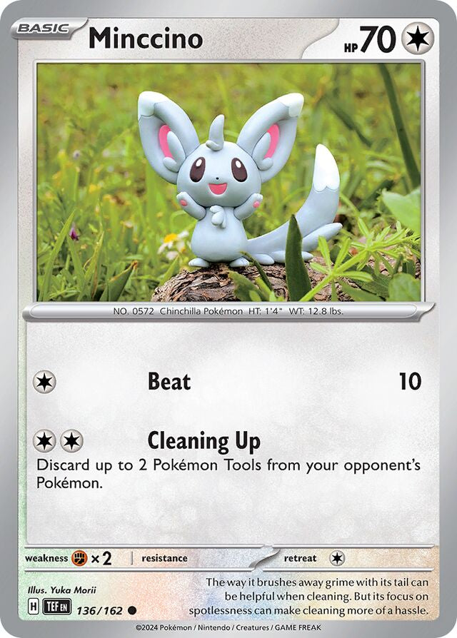 Minccino Reverse Holo 136/162