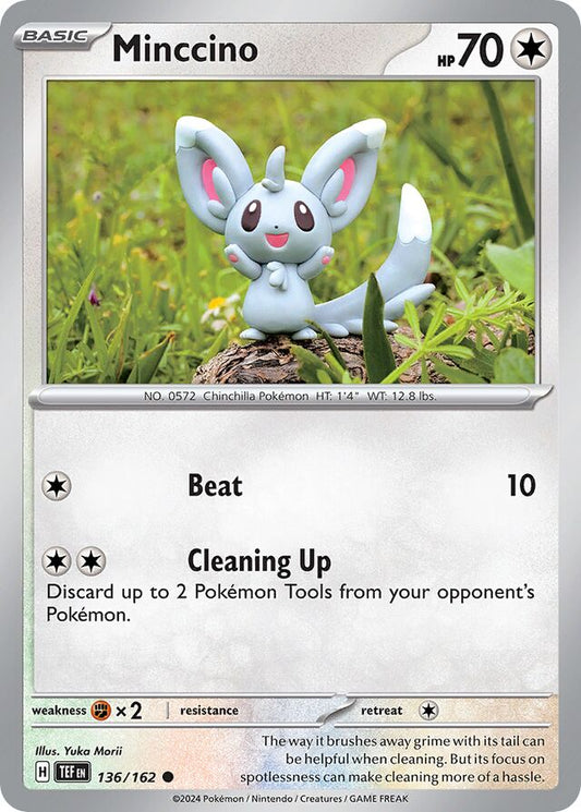 Minccino Reverse Holo 136/162