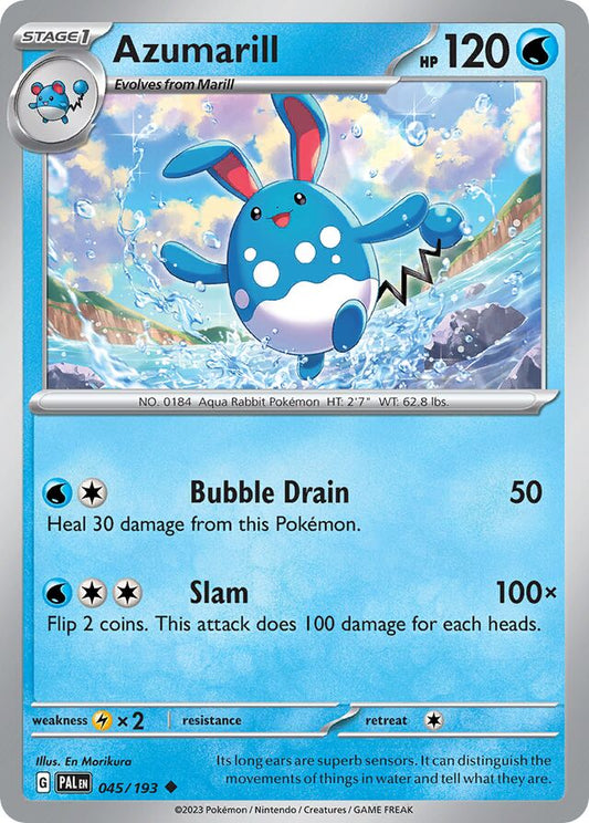 Azumarill Reverse Holo 045/193