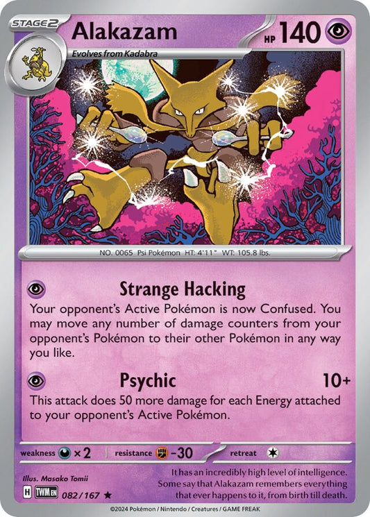 Alakazam Reverse Holo 082/167
