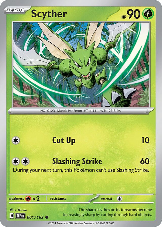 Scyther Reverse Holo 001/162