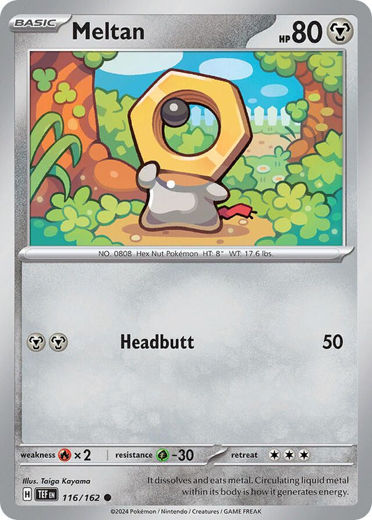 Meltan Reverse Holo 116/162