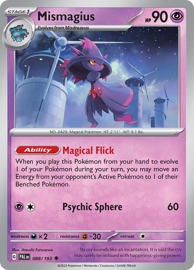 Mismagius Reverse Holo 088/193