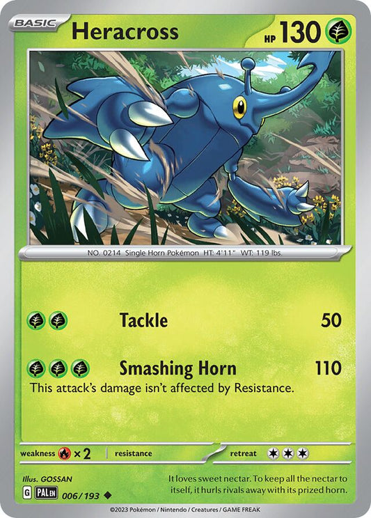 Heracross Reverse Holo 006/193