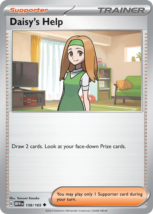 Daisys Help Reverse Holo 158/165
