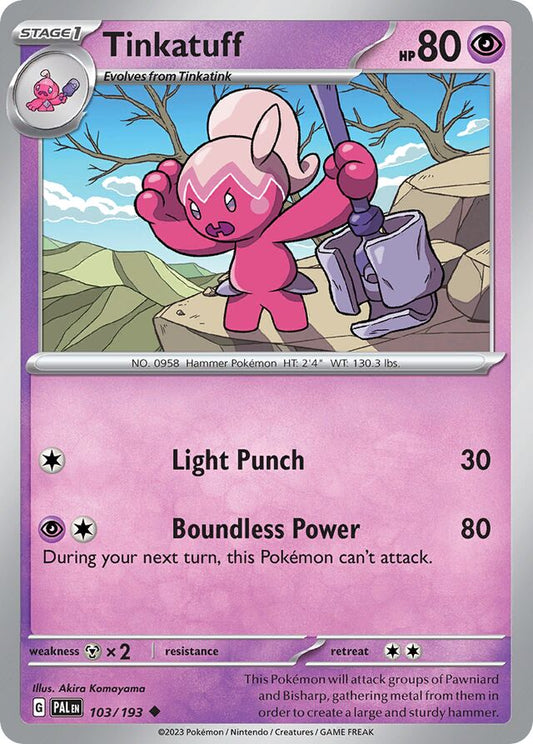 Tinkatuff Reverse Holo 103/193