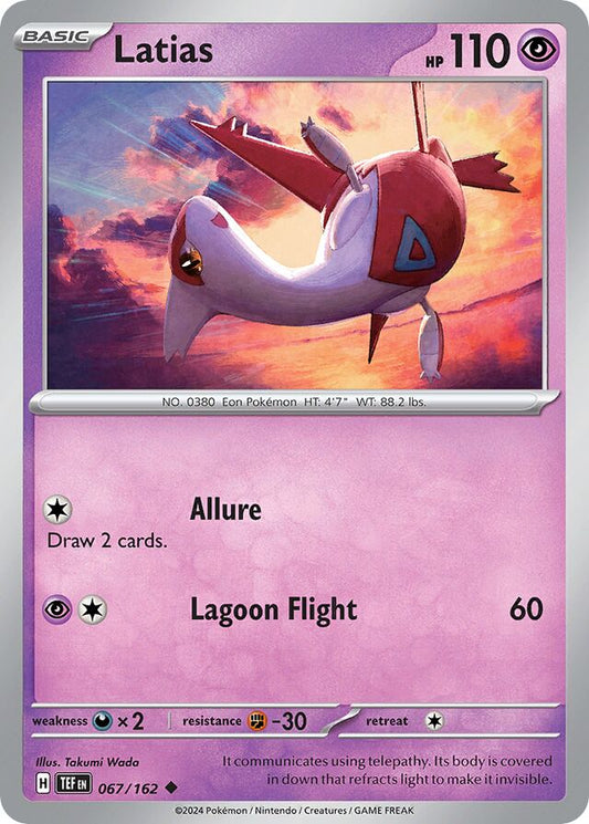 Latias Reverse Holo 067/162