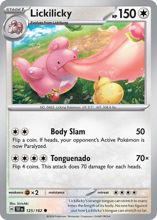 Lickillicky Reverse Holo 125/162