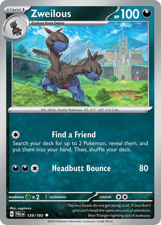 Zweillous Reverse Holo 139/193