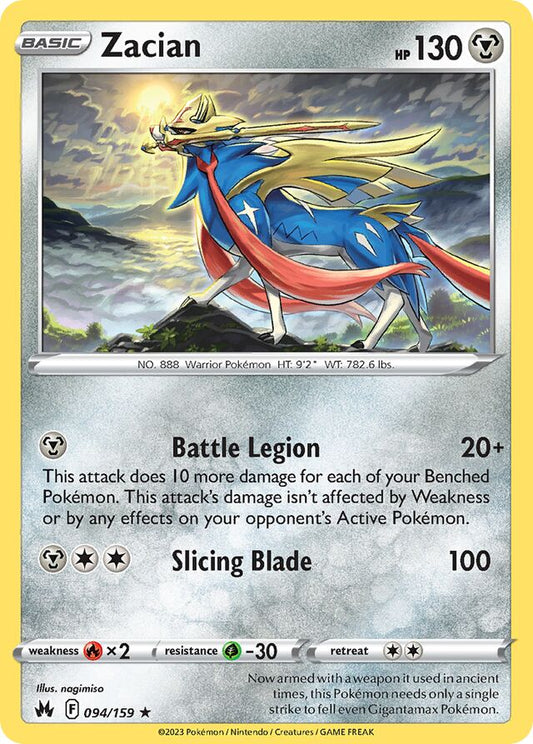 Zacian Reverse Holo 094/159