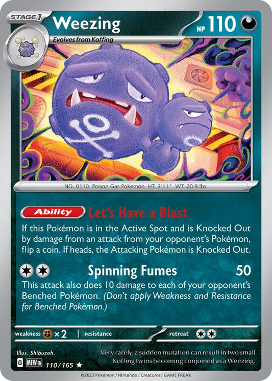 Weezing Reverse Holo 110/165