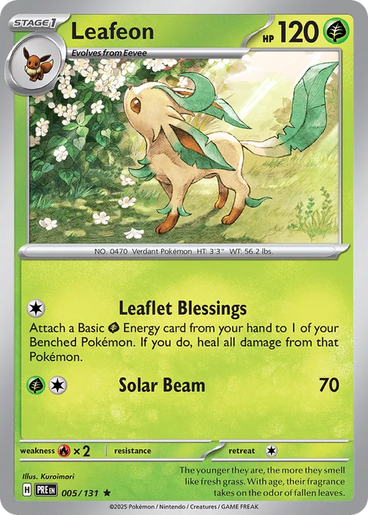 Leafeon Reverse Holo 005/131