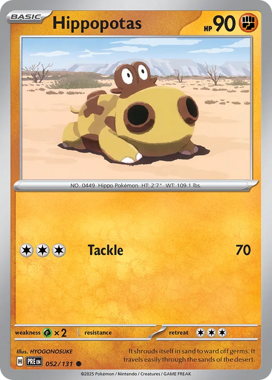 Hippopotas Reverse Holo 052/131