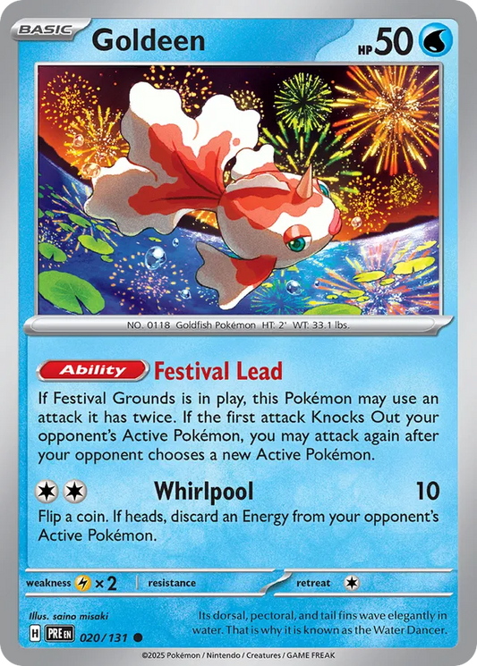 Goldeen Reverse Holo 020/131