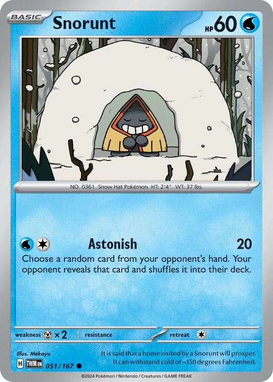 Snorunt Reverse Holo 051/167