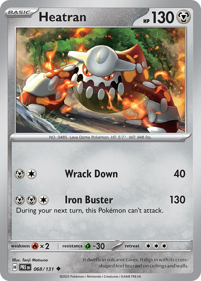 Heatran Reverse Holo 068/131